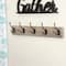 Household Essentials 5 Hook Wall Mounted Coat Rack